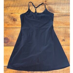Outdoor Voices‎ Womens Black Athletic Exercise Racerback Lined Dress Size Medium